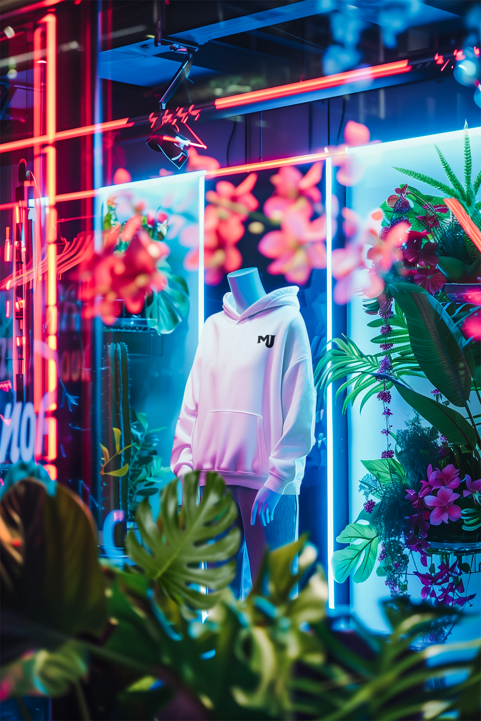 Sweatshirt 'Écho d’un Héros' avec capuche - MJ