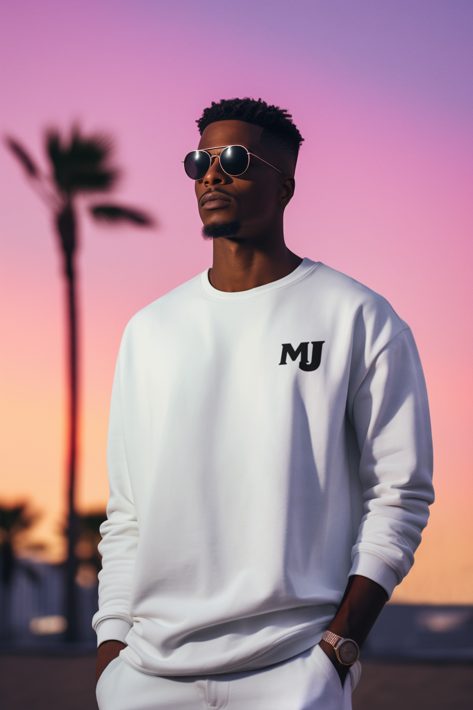 Sweatshirt 'Écho d’un Héros' avec capuche - MJ